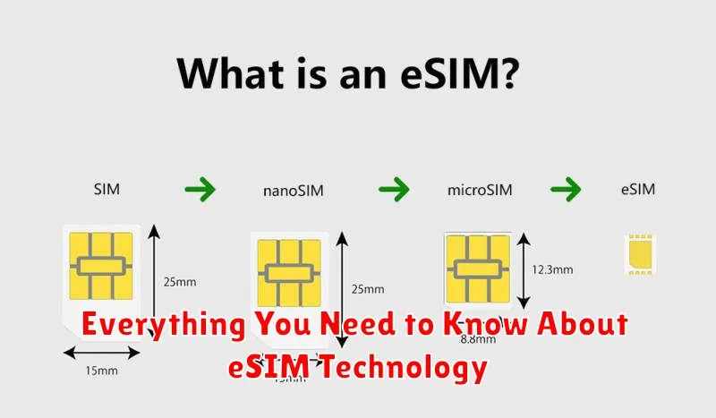 Everything You Need to Know About eSIM Technology