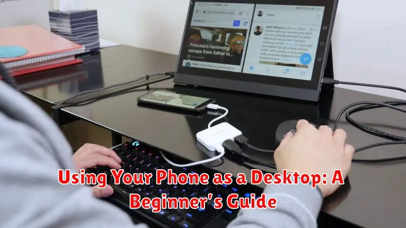 Using Your Phone as a Desktop: A Beginner’s Guide